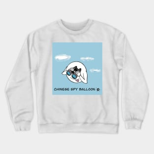 Chinese Spy Balloon Over Montana Crewneck Sweatshirt